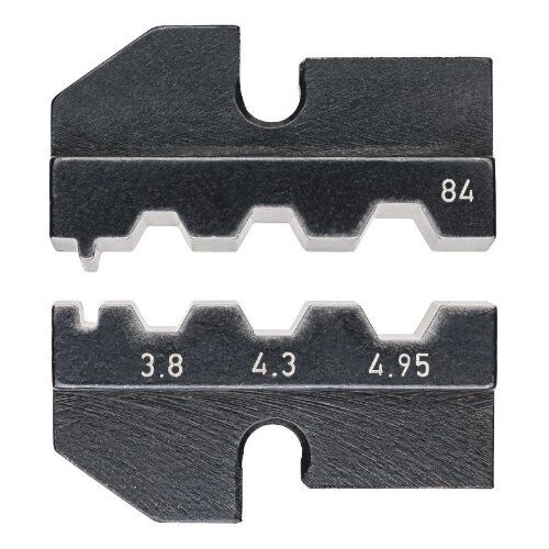  Crimpeinsätze für KNIPEX Crimp-Systemzangen Artikel-Nr.: 97 43 xx KNIPEX 97 49 84 Crimpeinsatz für Huber/Suhner-Stecker für Lichtwellenleiter 12380680