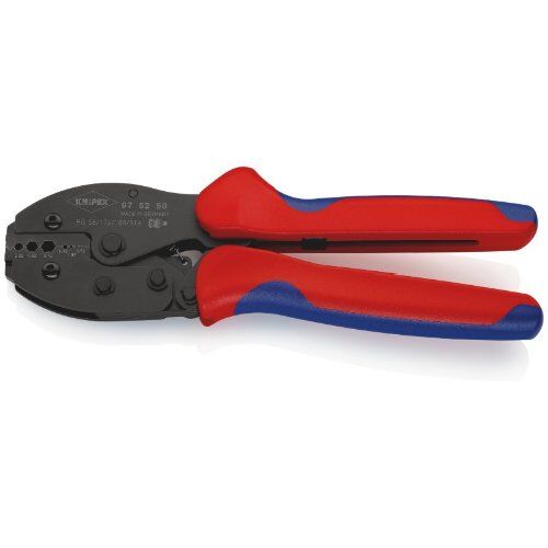  KNIPEX PreciForce® Crimpzangen KNIPEX 97 52 50 PreciForce® Crimpzange mit Mehrkomponenten-Hüllen brüniert 220 mm 12380753