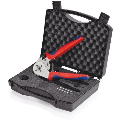  Vierdornpresszangen für gedrehte Kontakte KNIPEX 97 52 65 Vierdornpresszange für gedrehte Kontakte mit Mehrkomponenten-Hüllen verchromt 230 mm 12380763