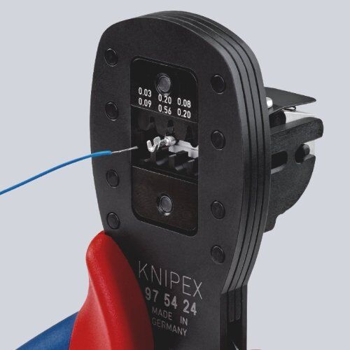  Crimpzangen für Miniaturstecker Parallelcrimp KNIPEX 97 54 25 Crimpzange für Miniaturstecker Parallelcrimp für Stecker der Serie Micro-Fit™ von Molex LLC mit Mehrkomponenten-Hüllen brüniert 190 mm 12380769