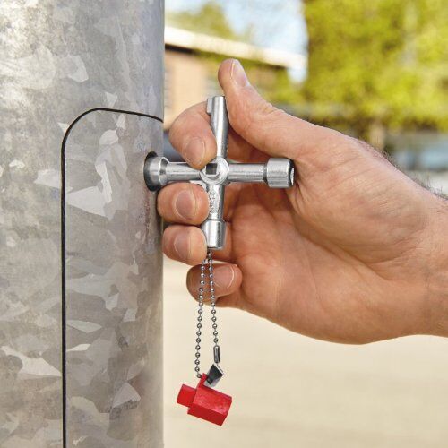  Schaltschrank-Schlüssel für gängige Schränke und Absperrsysteme KNIPEX 00 11 03 Schaltschrank-Schlüssel für gängige Schränke und Absperrsysteme 76 mm 12380307