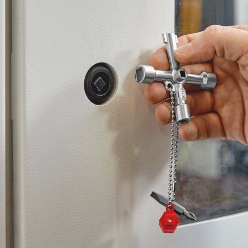  Schaltschrank-Schlüssel für gängige Schränke und Absperrsysteme KNIPEX 00 11 03 Schaltschrank-Schlüssel für gängige Schränke und Absperrsysteme 76 mm 12380307