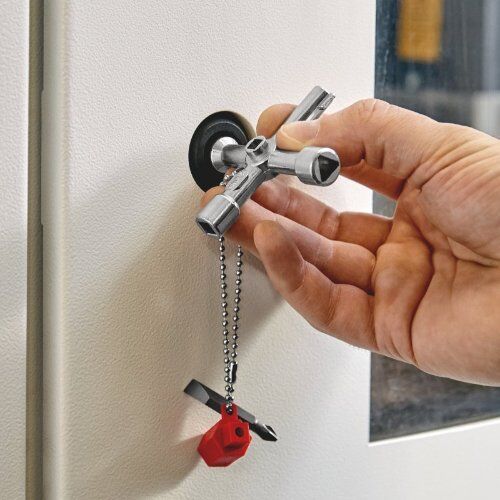  Schaltschrank-Schlüssel für gängige Schränke und Absperrsysteme KNIPEX 00 11 03 Schaltschrank-Schlüssel für gängige Schränke und Absperrsysteme 76 mm 12380307