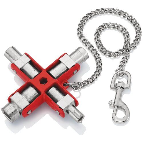  Universal-Schlüssel für gängige Schränke und Absperrsysteme KNIPEX 00 11 06 Universal-Schlüssel für gängige Schränke und Absperrsysteme 90 mm 12380310
