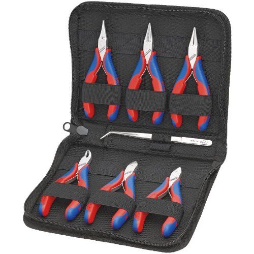  Elektronikzangen-Sets mit Werkzeugen für Arbeiten an elektronischen Bauteilen KNIPEX 00 20 16 Elektronikzangen-Set mit Werkzeugen für Arbeiten an elektronischen Bauteilen 12380981
