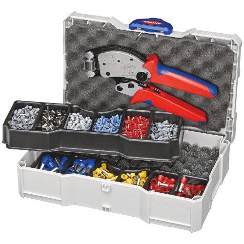  Crimp-Sortimente für Aderendhülsen mit Kunststoffkragen KNIPEX 97 90 13 Crimp-Sortiment für Aderendhülsen mit Kunststoffkragen 12381623