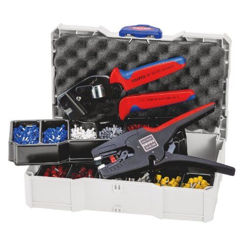 Crimp-Sortimente für Aderendhülsen mit Kunststoffkragen KNIPEX 97 90 17 Crimp-Sortiment für Aderendhülsen 12381621