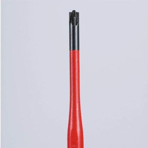  Schraubendreher (Slim) PlusMinus Pozidriv® KNIPEX 98 25 01 SLS Schraubendreher (Slim) PlusMinus Pozidriv® isolierender Mehrkomponenten-Griff, VDE-geprüft brüniert 187 mm 12381384
