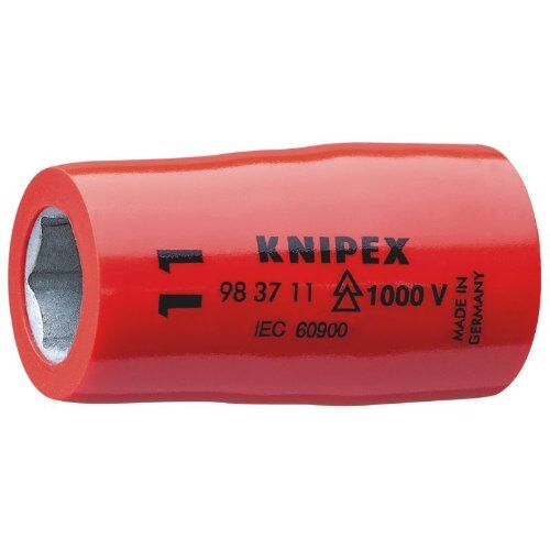  Steckschlüsseleinsätze für Innensechskantschrauben mit Innenvierkant 3/8" oder 1/2" KNIPEX 98 37 11 Steckschlüsseleinsatz für Sechskantschrauben mit Innenvierkant 3/8" 43 mm 12381357