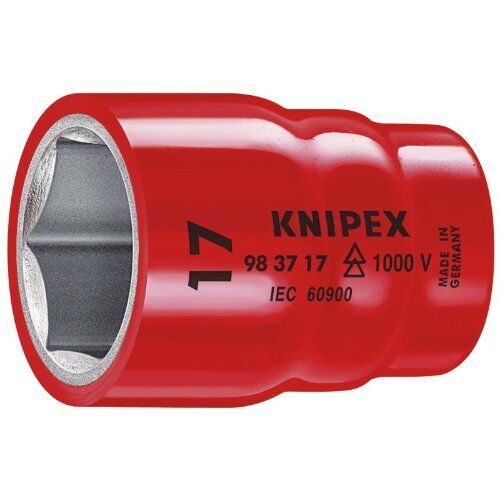  Steckschlüsseleinsätze für Innensechskantschrauben mit Innenvierkant 3/8" oder 1/2" KNIPEX 98 37 19 Steckschlüsseleinsatz für Sechskantschrauben mit Innenvierkant 3/8" 49 mm 12381351