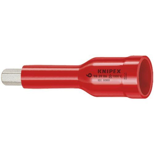  Steckschlüsseleinsätze für Innensechskantschrauben mit Innenvierkant 3/8" oder 1/2" KNIPEX 98 39 08 Steckschlüsseleinsatz für Innensechskantschrauben mit Innenvierkant 3/8" 75 mm 12381354