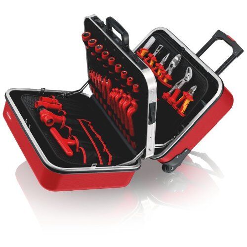 Werkzeugkoffer "BIG Twin Move RED" Elektro Kompetenz KNIPEX 98 99 15 Werkzeugkoffer "BIG Twin Move RED" Elektro Kompetenz 12381002