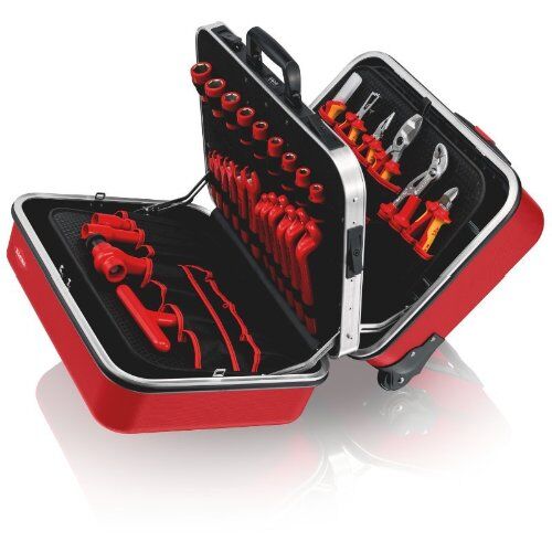  Werkzeugkoffer "BIG Twin Move RED" Elektro Kompetenz KNIPEX 98 99 15 Werkzeugkoffer "BIG Twin Move RED" Elektro Kompetenz 12381002