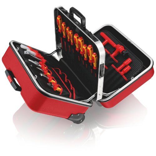  Werkzeugkoffer "BIG Twin Move RED" Elektro Kompetenz KNIPEX 98 99 15 Werkzeugkoffer "BIG Twin Move RED" Elektro Kompetenz 12381002