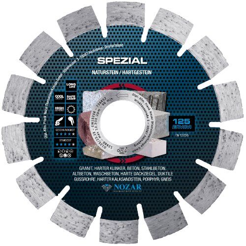  Diamanttrennscheibe Spezial Nozar Diamanttrennscheibe, 125x22,23mm, Spezial 12446120