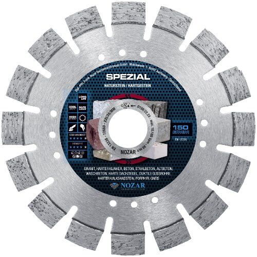  Diamanttrennscheibe Spezial Nozar Diamanttrennscheibe, 150x22,23mm, Spezial 12446121
