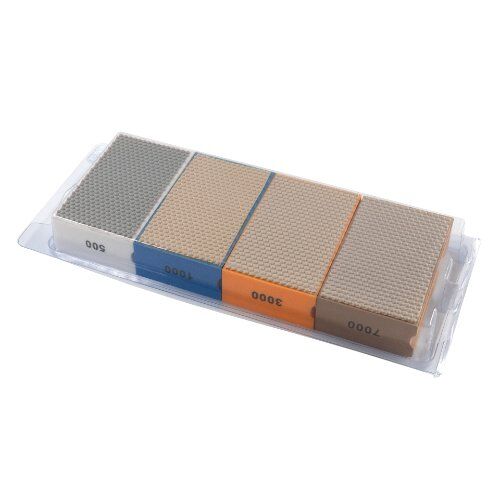  Schleifpad Nozar Diamant-Handpadset, 4-tlg., mittel - fein, 90x55mm 12446420