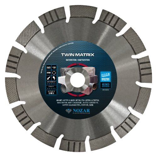  Diamanttrennscheibe Twin Matrix Nozar Diamant-Trennschreibe, 230x22,23mm, Twin Matrix 12446011