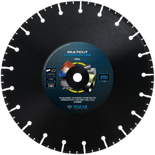  Diamanttrennscheibe Multicut Composites Nozar Diamanttrennscheibe, 300/20,0, Multicut Composites 12446188