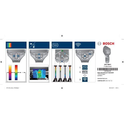  Vernetzte Produkte und Services Vernetzte Werkzeuge Bosch Wärmebildkamera GTC 400 C, mit 1 x 1,5 Li-Ion Akku, L-BOXX 12369320