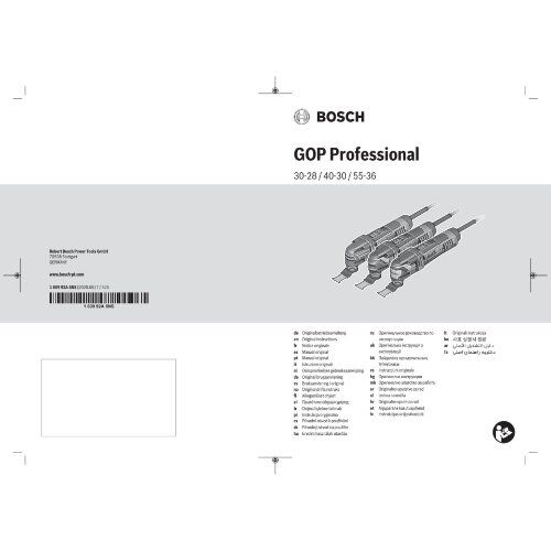 Multi-Cutter Bosch Multi-Cutter GOP 55-36, mit Zubehör, L-BOXX 12369084