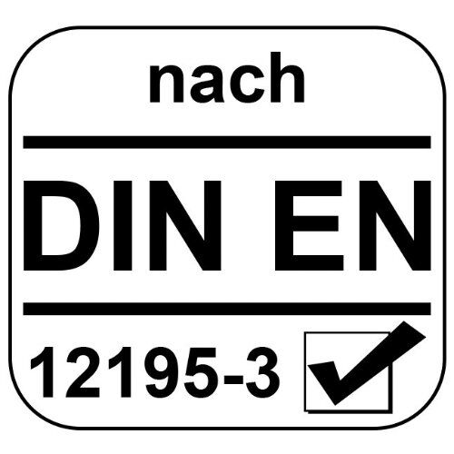  2-teilige, mit galvanisch verzinkter Kette McBULL® 2-teilige-Zurrkette, GK8, galv. verz., 10 mm, 3,5 Meter 12401150