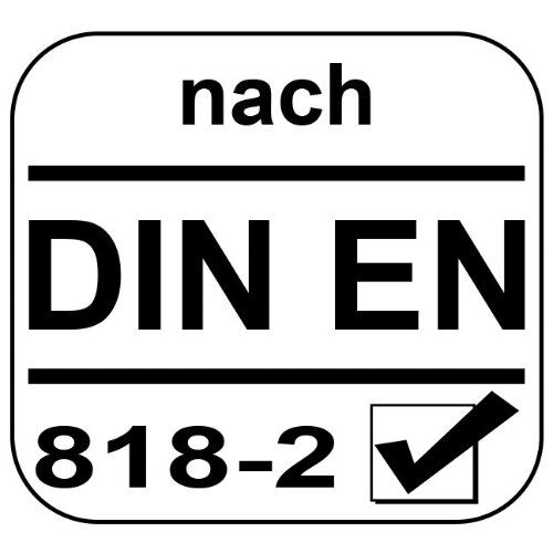  Anschlagketten, schwarz lackiert Anschlagkette, GK8, schwarz, 13 mm 12401186