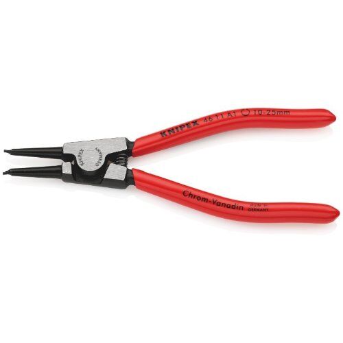  Sicherungsringzangen für Außenringe auf Wellen KNIPEX 46 11 A1 Sicherungsringzange für Außenringe auf Wellen mit Kunststoff überzogen schwarz atramentiert 140 mm 12381081