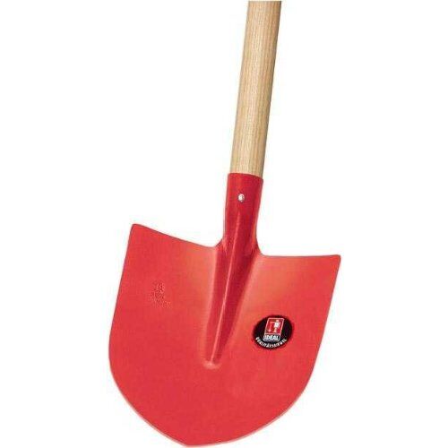 Idealspaten Schaufeln RUHR-BRILLANT Frankfurter Schaufel, rot pulverbeschichtet, mit Eschen-Langstiel 130 cm 12379985