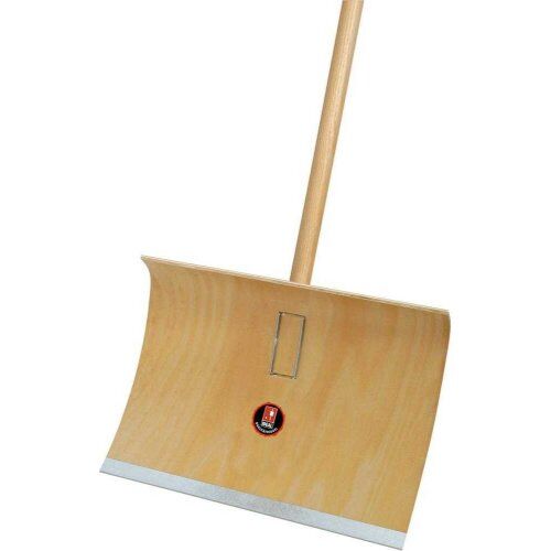  Schneeschieber IDEAL Schneeräumer 350x500, 5-schichtiges Sperrholz mit Buchen-Langstiel 12379619