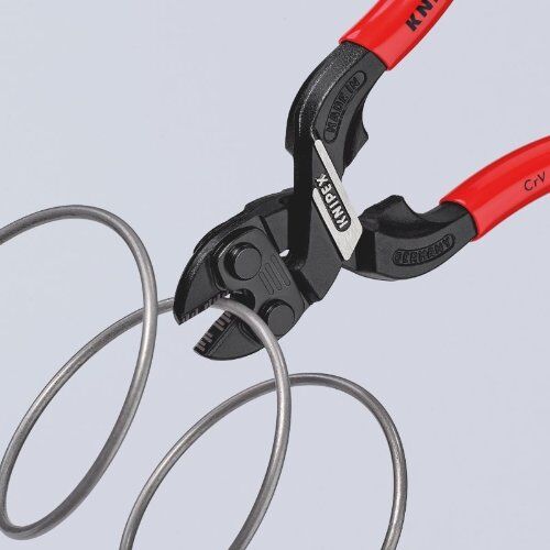  KNIPEX CoBolt® Kompakt-Bolzenschneider KNIPEX 71 31 160 CoBolt® S Kompakt-Bolzenschneider mit Schneidaussparung mit Kunststoff überzogen schwarz atramentiert 160 mm 12380233