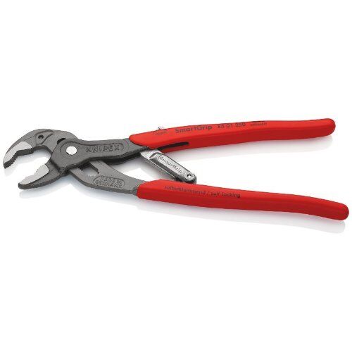  Rohr- und Wasserpumpenzangen KNIPEX 85 01 250 SmartGrip® Wasserpumpenzange mit automatischer Einstellung mit rutschhemmendem Kunststoff überzogen grau atramentiert 250 mm 12380293