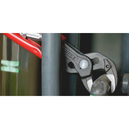  Rohr- und Wasserpumpenzangen KNIPEX 85 01 250 SmartGrip® Wasserpumpenzange mit automatischer Einstellung mit rutschhemmendem Kunststoff überzogen grau atramentiert 250 mm 12380293