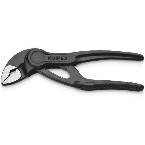  KNIPEX Cobra® XS KNIPEX 87 00 100 BK Cobra® XS aufgeprägte, raue Oberfläche grau atramentiert 100 mm 12381230