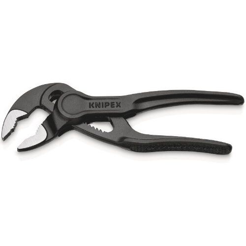  KNIPEX Cobra® XS KNIPEX 87 00 100 BK Cobra® XS aufgeprägte, raue Oberfläche grau atramentiert 100 mm 12381230