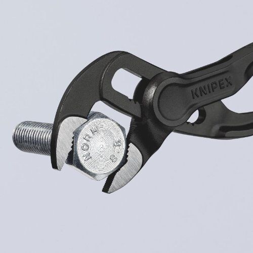  KNIPEX Cobra® XS KNIPEX 87 00 100 BK Cobra® XS aufgeprägte, raue Oberfläche grau atramentiert 100 mm 12381230