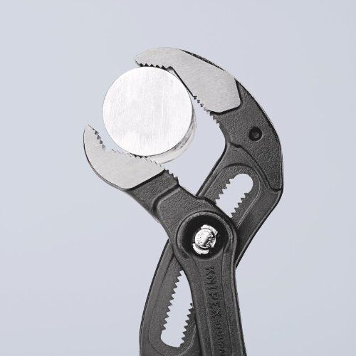  KNIPEX Cobra® Hightech-Wasserpumpenzangen KNIPEX 87 01 400 Cobra® XL Rohr- und Wasserpumpenzange mit Kunststoff überzogen grau atramentiert 400 mm 12380278