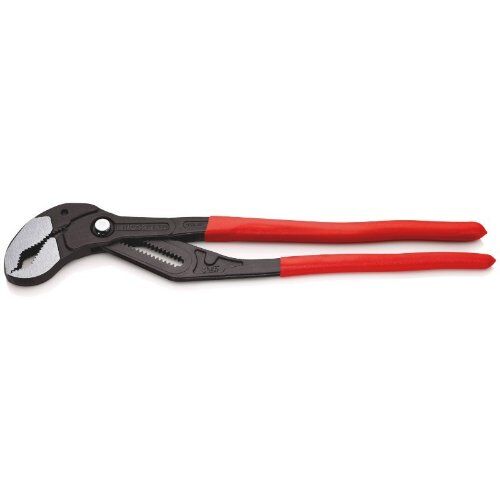  KNIPEX Cobra® Hightech-Wasserpumpenzangen KNIPEX 87 01 560 Cobra® XXL Rohr- und Wasserpumpenzange mit Kunststoff überzogen grau atramentiert 560 mm 12380274