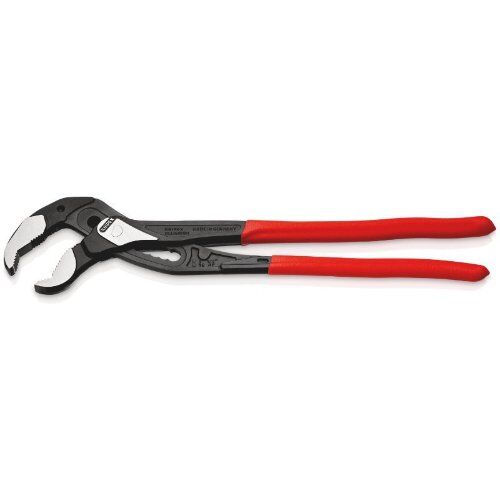  KNIPEX Alligator® Wasserpumpenzangen KNIPEX 88 01 400 Alligator® XL Rohr- und Wasserpumpenzange mit rutschhemmendem Kunststoff überzogen schwarz atramentiert 400 mm 12380295
