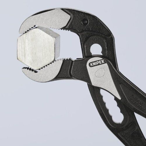  KNIPEX Alligator® Wasserpumpenzangen KNIPEX 88 01 400 Alligator® XL Rohr- und Wasserpumpenzange mit rutschhemmendem Kunststoff überzogen schwarz atramentiert 400 mm 12380295