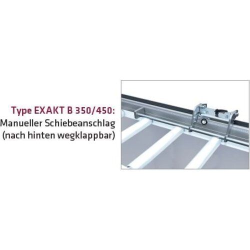  Type EXAKT B 350\450 ELMAG Rollbahn m. Schiebeansch. & Skala f. Band- Kreissägen etc. Type EXAKT-B 3000/350 m. 3 Stützfüßen 12421083