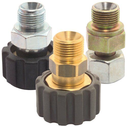  Bohrfutter Adapter ELMAG HD-Doppelnippel Messing 2 x AG 22x1,5 (Kärcher/Kränzle) 12420008
