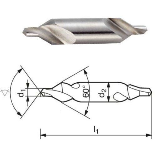  Dreh-Zubehör Zentrierbohrer ELMAG Zentrierbohrer DIN 333 Form A Bohr. Ø 6,30 x Schaft. Ø 16 mm 12421603