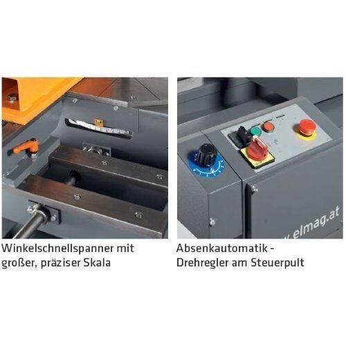  Mittlere Gehrungs- und Schwenkbandsägen BAUER S 280-320 \ DG ELMAG BAUER Gehrungs-Bandsägemaschine Mod.S 280 DG 12421127