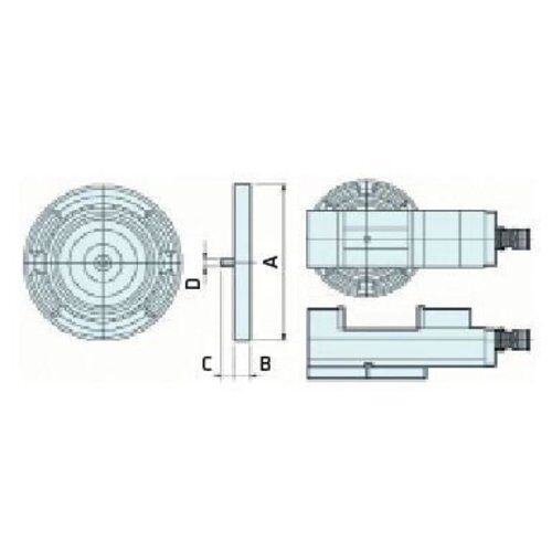  HP V ELMAG Drehplatte m. Skala z.HP 160 V 12422625