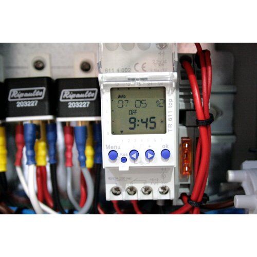  Fernstart-Stopp-Automatik für Stromerzeuger von 1-44 kVA ELMAG Digitale Zeitschaltuhr integriert in START-STOP-Steuertafel über potentialfreien Kontakt 12423743