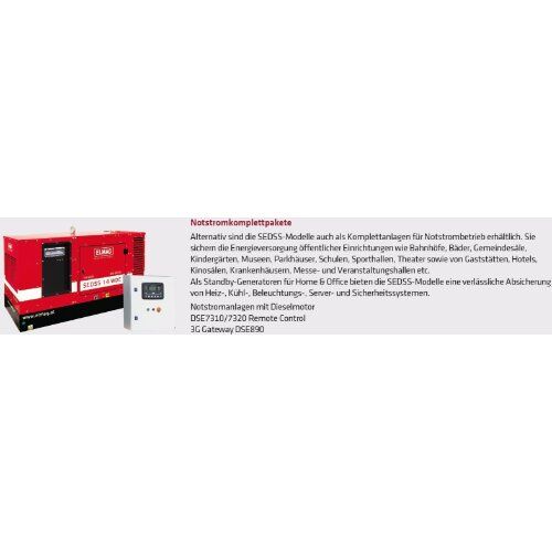  20WDE - Best-Seller ELMAG Stromerzeuger SEDSS 9WDE-AVR-DSE4520 m. KUBOTA-Motor D1105 12423890