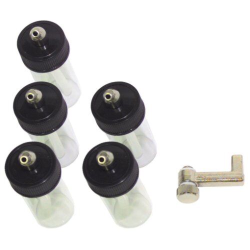  Druckluftzubehör ELMAG DECOR KIT 5 Farbgläser / Adapter 12413213