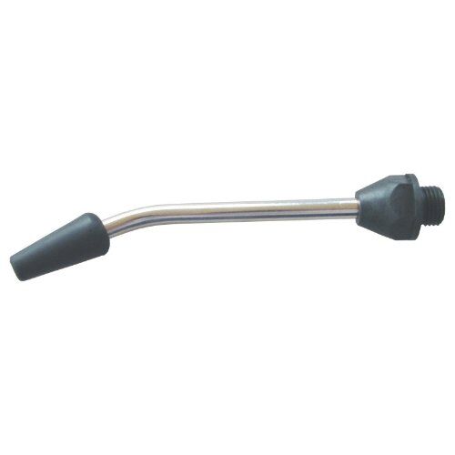  Düsen + Zubehör ELMAG Verlängerungsdüse, gebogen (Stahl, vernickelt) Bohrung 2,3mm, m. Gummiaufsatz 110mm, AG M12x1,25, f. Ausblaspistolen 12413346