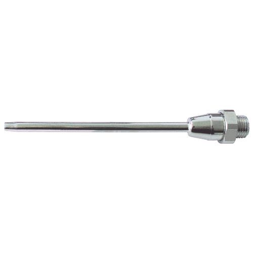  Düsen + Zubehör ELMAG Verlängerung gerade (Messing, vernickelt) Rohr Ø 5 mm, Düse Ø 3mm, 165 mm, AG M12x1,25, f. Ausblaspistolen 12413354